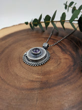 Load image into Gallery viewer, Amethyst Hollow Form Necklace