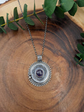 Load image into Gallery viewer, Amethyst Hollow Form Necklace