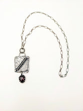 Load image into Gallery viewer, Sterling and Garnet Necklace