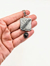Load image into Gallery viewer, Sterling and Garnet Necklace