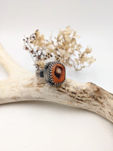 Load image into Gallery viewer, Orange Coral Ring