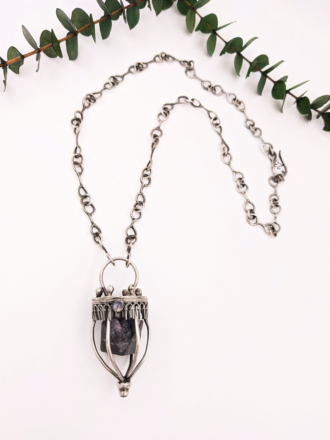Caged Fluorite Necklace