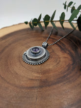 Load image into Gallery viewer, Amethyst Hollow Form Necklace
