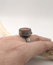 Load image into Gallery viewer, Rustic Apple Coral Ring
